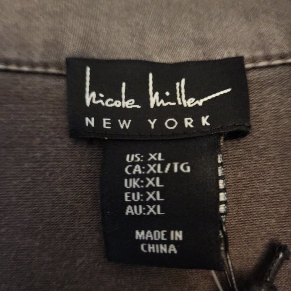 Nolan Miller NY Women’s Zip Front Stand Collar Front Pockets Jacket Olive Grn XL - Picture 4 of 14